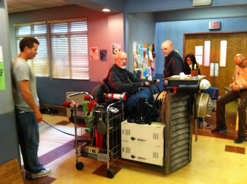 Illustration for article titled Go behind the scenes on Community with set photos from Troy’s farewell episode